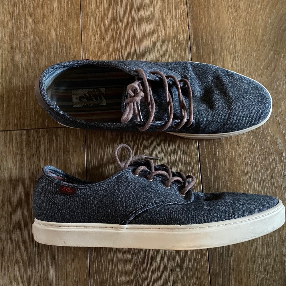 MEN’S DENIM LOW TOP VANS